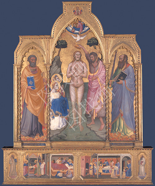 The Baptism of Christ: Main Tier Central Panel